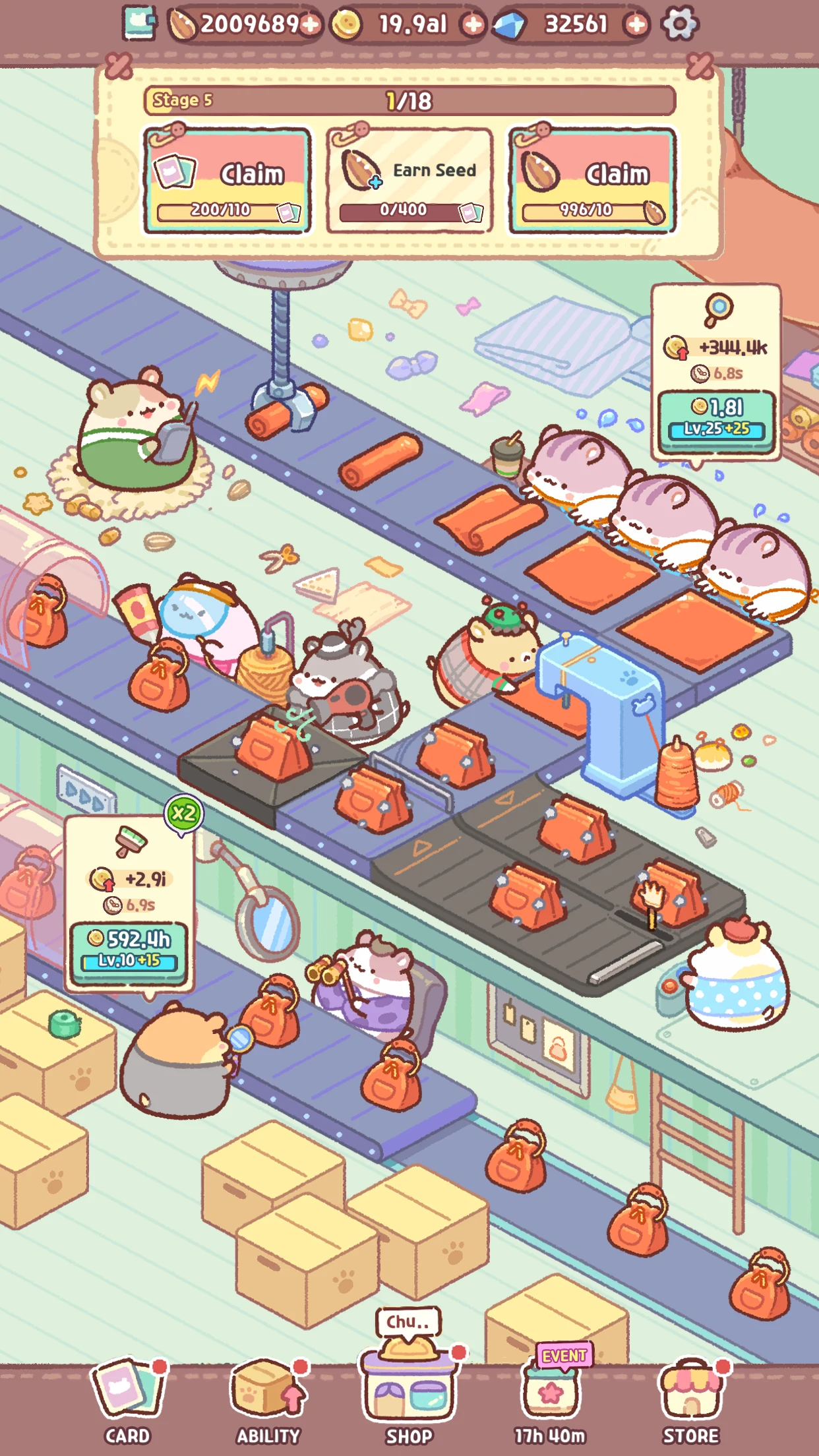 Hamster Bag Factory : Tycoon screenshot